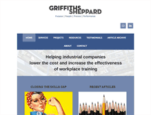 Tablet Screenshot of griffiths-sheppard.com